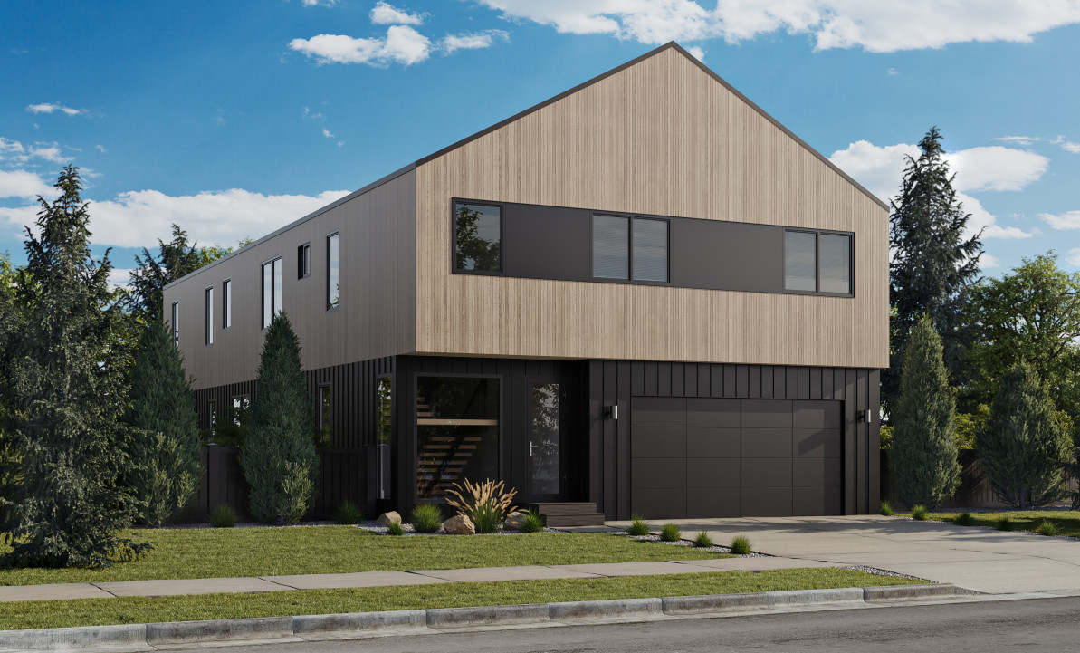 Momo Homes Alpenumbra model - Front